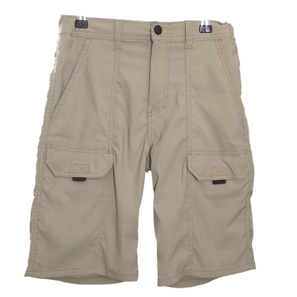 Wrangler Other - Wrangler Men's Teenager Tan Cargo Shorts Size 14 Regular